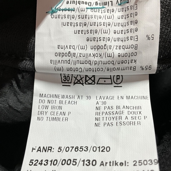 BASLER Cotton Blend 5 Pocket Twill Charcoal Grey Straight Leg Jeans US Sz L - Picture 10 of 12